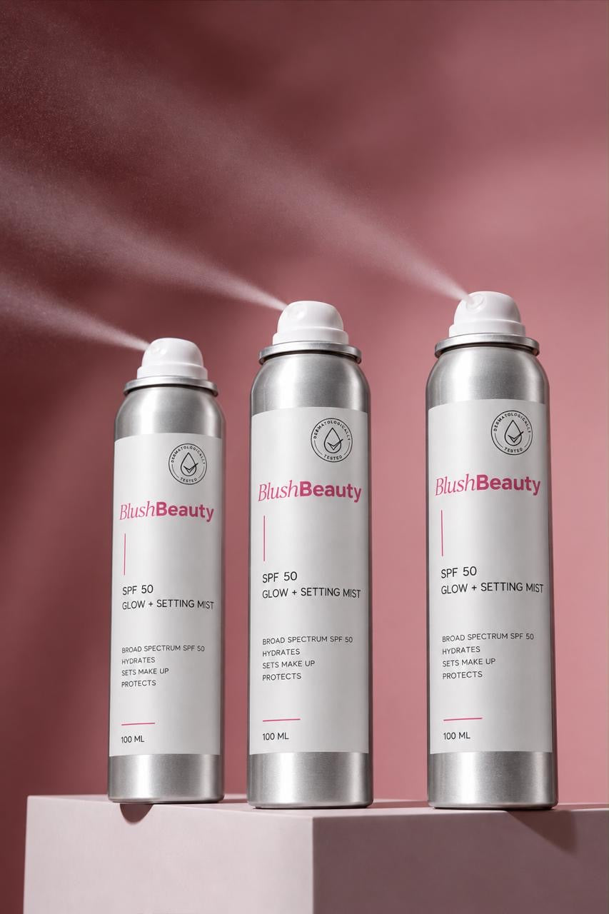 SPF 50 Glow + Setting Mist