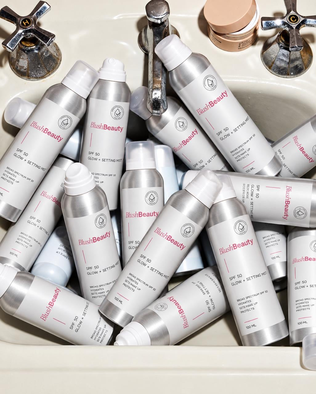 SPF 50 Glow + Setting Mist