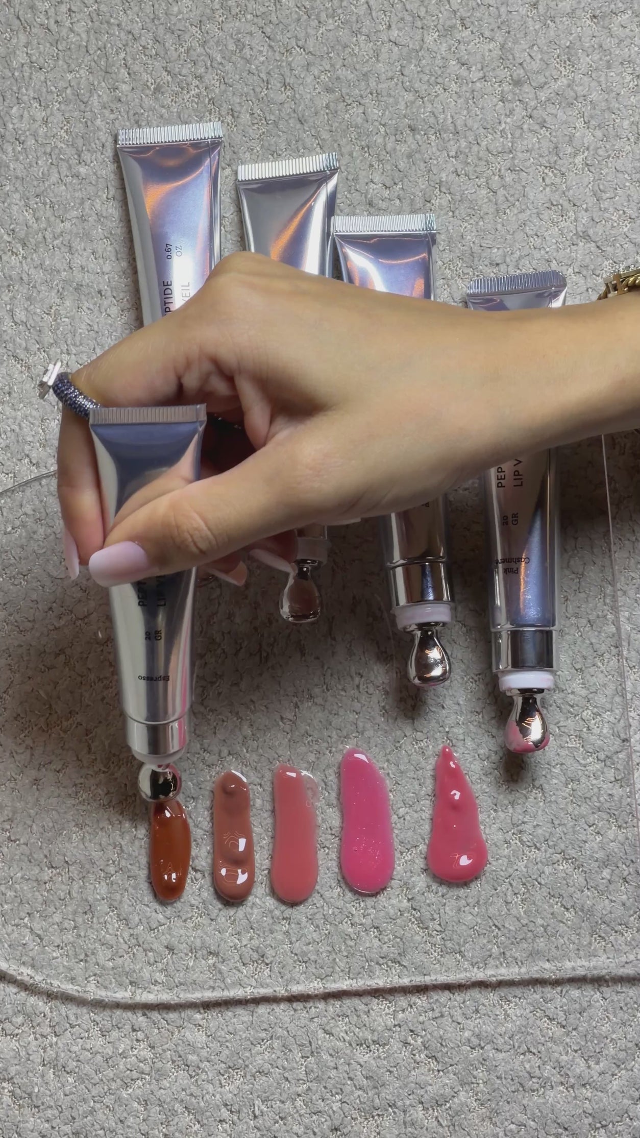 Pink Cashmere Peptide Lip Veil